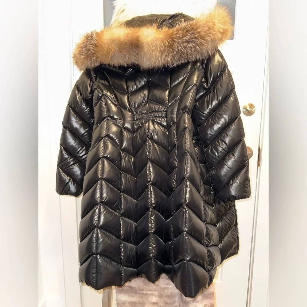 Moncler Black Jacket with Comic Strip Lining - Picture 3 of 8